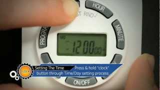 GE  15089 7Day Digital Timer  Setup Guide [upl. by Ylatfen130]