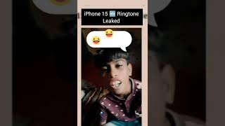 iPhone 15 RINGTONE LEAKED NEW Apple Sound for 2024 Phone [upl. by Aynekat]