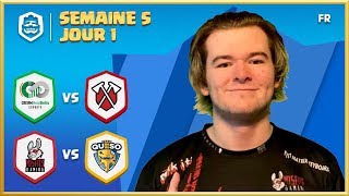 Clash Royale League  CRL West 2020 Spring  Semaine 5 Jour 1  Français [upl. by Assirek141]