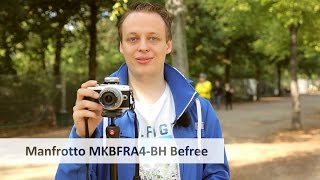 Manfrotto Befree MKBFRA4BH  Kompaktes Dreibeinstativ im Test Deutsch [upl. by Iramaj]