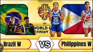 PHILIPPINES VS BRAZIL LIVE  FIBA WORLD CUP WOMENS BASKETBALL 2024 [upl. by Dredi]