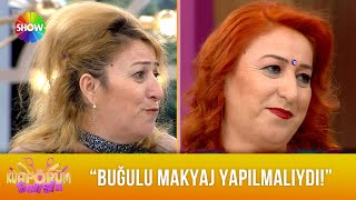 Emel Özlemin eleştirilerine karşı yaptığı makyajı savunuyor  Kuaförüm Sensin [upl. by Maryellen]