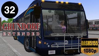 Grundorf Extended Route 32 with Gillig BRT ISM  OMSI 2 [upl. by Ennair597]