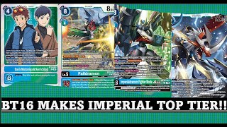 BT16 Imperialdramon TIER ONE Deck Profile Digimon TCG [upl. by Asirak]