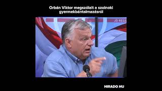 Orbán Viktor megszólalt a szolnoki gyermekbántalmazásról [upl. by Yddor]