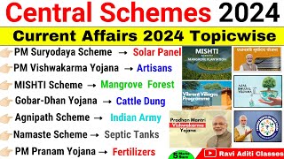 Scheme 2024 Current Affairs  Central Govt Schemes 2024  Scheme Current Affairs 2024  Scheme 2024 [upl. by Wallford]