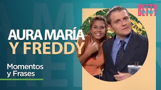 Aura María y Freddy Un amor a otro nivel ¡Esta es su historia  Yo soy Betty la fea [upl. by Qifahs]