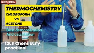 Determine the enthalpy change during the interaction between acetone and chloroform thermochemistry [upl. by Enilehcim]