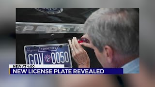 New Tennessee license plate design unveiled [upl. by Ayortal958]