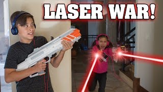 RECOIL LASER TAG WAR Video Game Brought to Life [upl. by Delp]