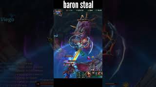 Stealing baron with Draven shorts draven baronsteal leagueoflegends ranked diamond smurf [upl. by Lorens]