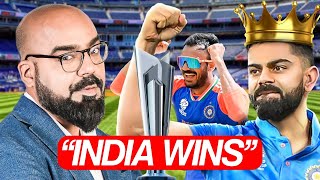 India Wins  ICC T20 World Cup 2024 Final  Junaid Akram [upl. by Lehcim406]