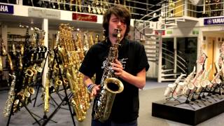 P Mauriat System 76 Unlacquered Alto Saxophone [upl. by Ellevel]