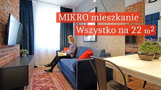 MIKRO mieszkanie marzeń 20 m2 Jak mieszkać wygodnie w małym mieszkaniu Testujemy Panele winylowe [upl. by Julide]