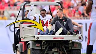 Tampa Bay Buccaneers’ Bryce Hall Suffers Serious Injury in Season Opener [upl. by Mellins]