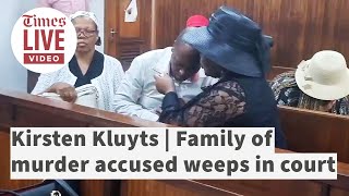 Murder accuseds father weeps in court after bail proceedings in Kirsten Kluyts trial [upl. by Eicak]