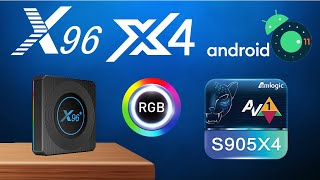 Super Fast  X96 X4 Amlogic S905X4 Android 11 AV1 Video TV Box [upl. by Nogam871]