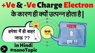 Why Positive and Negative Charges produced by Electrons  in Hindi  nanoTopic Electrons [upl. by Eillen]