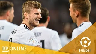 Timo Werner quotIch sehe mich noch nicht als Stürmer Nummer einsquot [upl. by Ailongam]