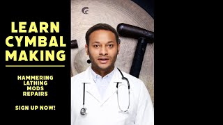 Learn cymbal making and join Dave Collingwoods growing cymbalsmith community on Patreon [upl. by Lenny619]