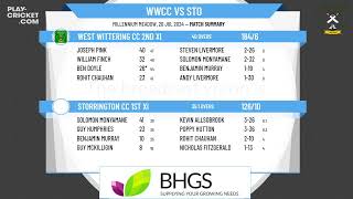 West Wittering CC 2nd XI v Storrington CC 1st XI [upl. by Nosyk]