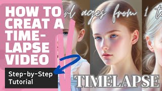 How to make a timelapse video  TimeLapse Transformation Aging with AI [upl. by Venterea]