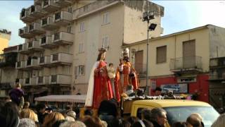 Casalnuovo tradizionale processione di San Biagio [upl. by Akimat342]