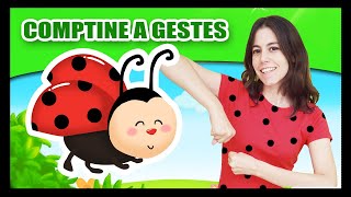 Coccinelle demoiselle  Comptines à gestes pour bébés [upl. by Adnala580]