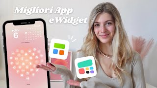 PERSONALIZZARE IPHONE ✨ Migliori App e Widget  Tutorial completo [upl. by Notla]