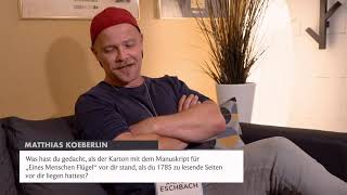 Schauspieler amp Sprecher Matthias Koeberlin im Interview zu „Eines Menschen Flügelquot [upl. by Atikal338]