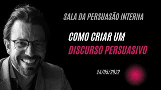 SALA DA PERSUASÃO  COMO CRIAR UM DISCURSO PERSUASIVO 1 [upl. by Dorine294]