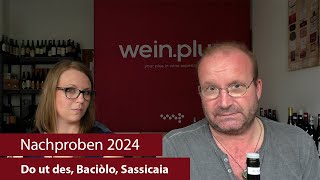 Nachproben 2024  Do ut des Baciòlo Sassicaia Vier quotKurzvideosquot Teil 4 [upl. by Femmine]