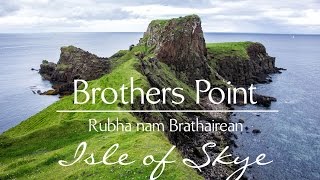 Isle of Skye  Brothers Point Drone Footage [upl. by Evars]