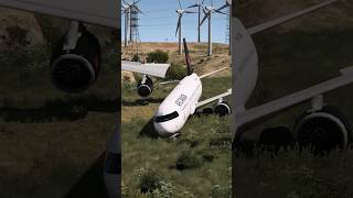 Airplane Lost its Wing during Emergency Landing [upl. by Dnomyad]