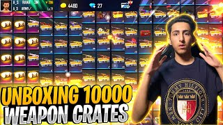 Opening 10000 Rare Weapon Crates In 11 Year Old Boy 😨😨 Garena Free Fire [upl. by Allistir]