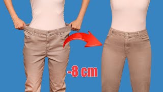 How to downsize jeans to fit you perfectly  my perfect sewing Tip [upl. by Sinnal611]