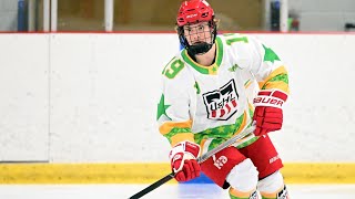 Charles Lamoureux 19 USHL combine highlights [upl. by Liamaj]