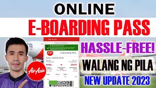 CHECKIN ONLINE ON AIRASIA  ONLINE E BOARDING PASS ON AIRASIA  TAGALOG TIPS 2023 [upl. by Naujd632]