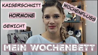 MEIN WOCHENBETT l ENTZÜNDETE KAISERSCHNITTNARBE l HORMONE l BLUTUNG l HelloCathi [upl. by Supple]