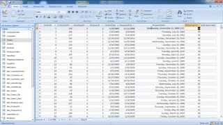 How to Format Date and Time Values in Access [upl. by Aliakim]