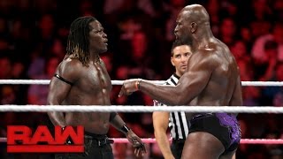 RTruth vs Titus ONeil Raw Oct 10 2016 [upl. by Vins]