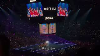 4K 220821 Loona Flip That  The Boyz Lucky Draw MC  KCON LA [upl. by Nylareg392]