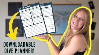 How to Plan a Dive  with Free Dive Planner Template [upl. by Atnoved]