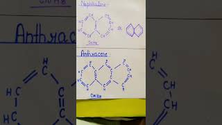 Naphthalene amp Anthracene structure 💗 [upl. by Broida]