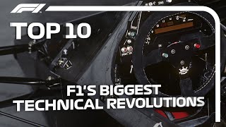 Top 10 Biggest Technical Revolutions In F1 [upl. by Eneleahcim]