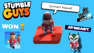 I Played Stumble Guy And Got INSTANT KARMA But Won MrBeast Challenge 🏆🏆🏆stumbleguys funny [upl. by Dennet147]