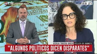 Entrevista a Cecilia Todesca vicejefa de Gabinete en Minuto Uno [upl. by Antipus]