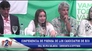 ECO  Presentación de candidatos y conferencia de prensa [upl. by Gnohp]