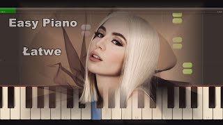 Ava Max  Salt  Easy Piano  Piano Cover Synthesia Tutorial  Łatwe  Pianino  Keyboard Karaoke [upl. by Mitchell383]