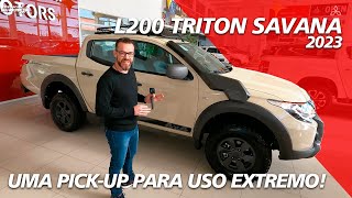 Mitsubishi L200 Triton Savana 2023  Supera Ranger Storm e Mais Barata [upl. by Eislek426]